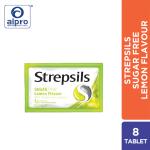 Strepsils Sugar Free Lemon 1X8Sachet